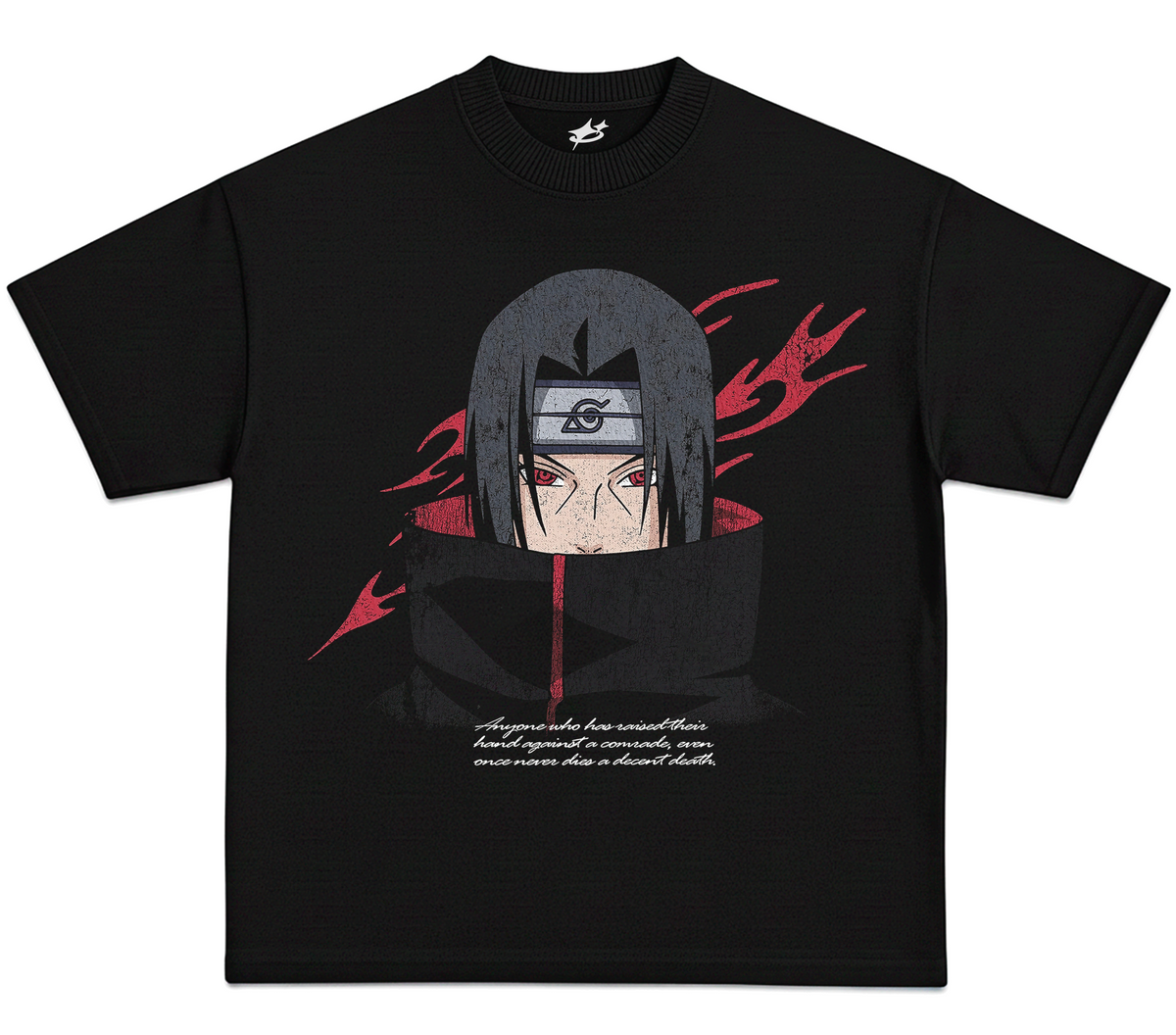 Camiseta Oversized Itachi Uchiha