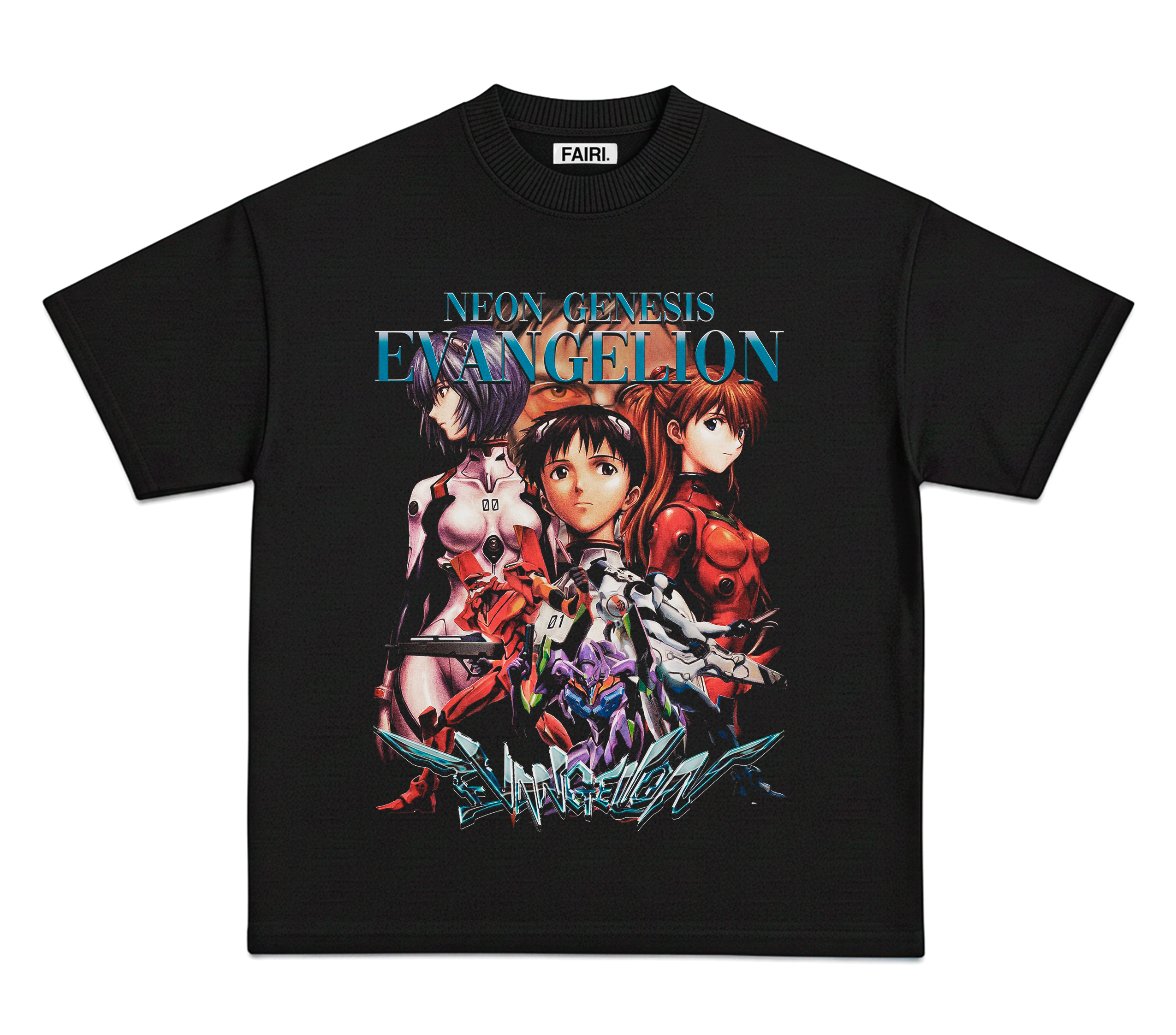 Camiseta Oversized Evangelion
