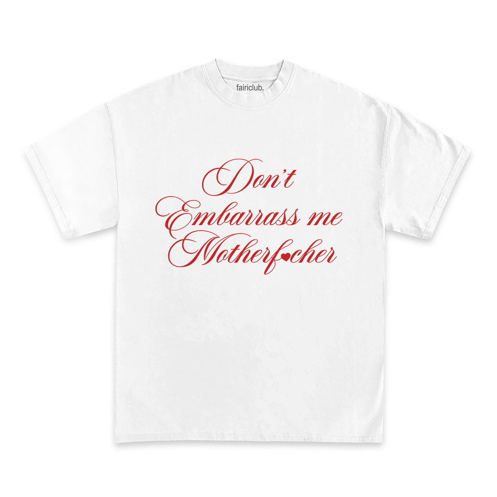 Camiseta Don't embarrass me mf - Sabrina Carpenter