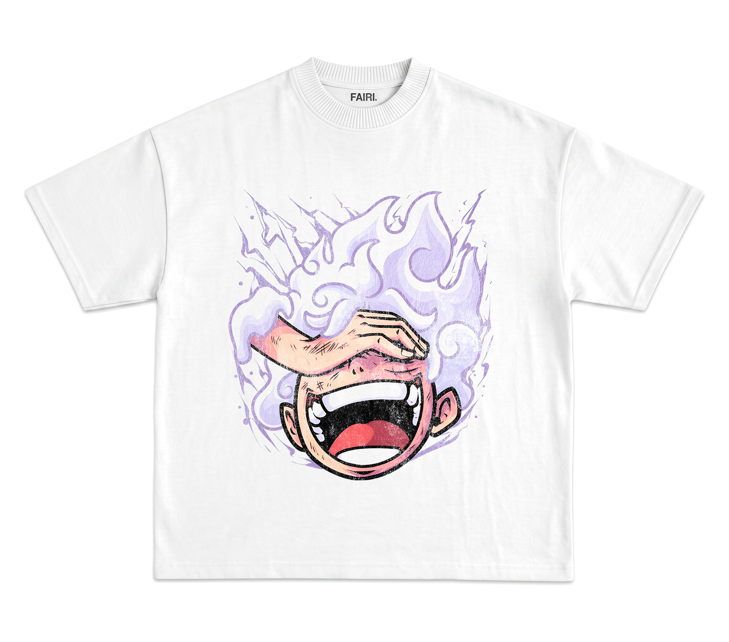 Camiseta Oversized Luffy Gear 5