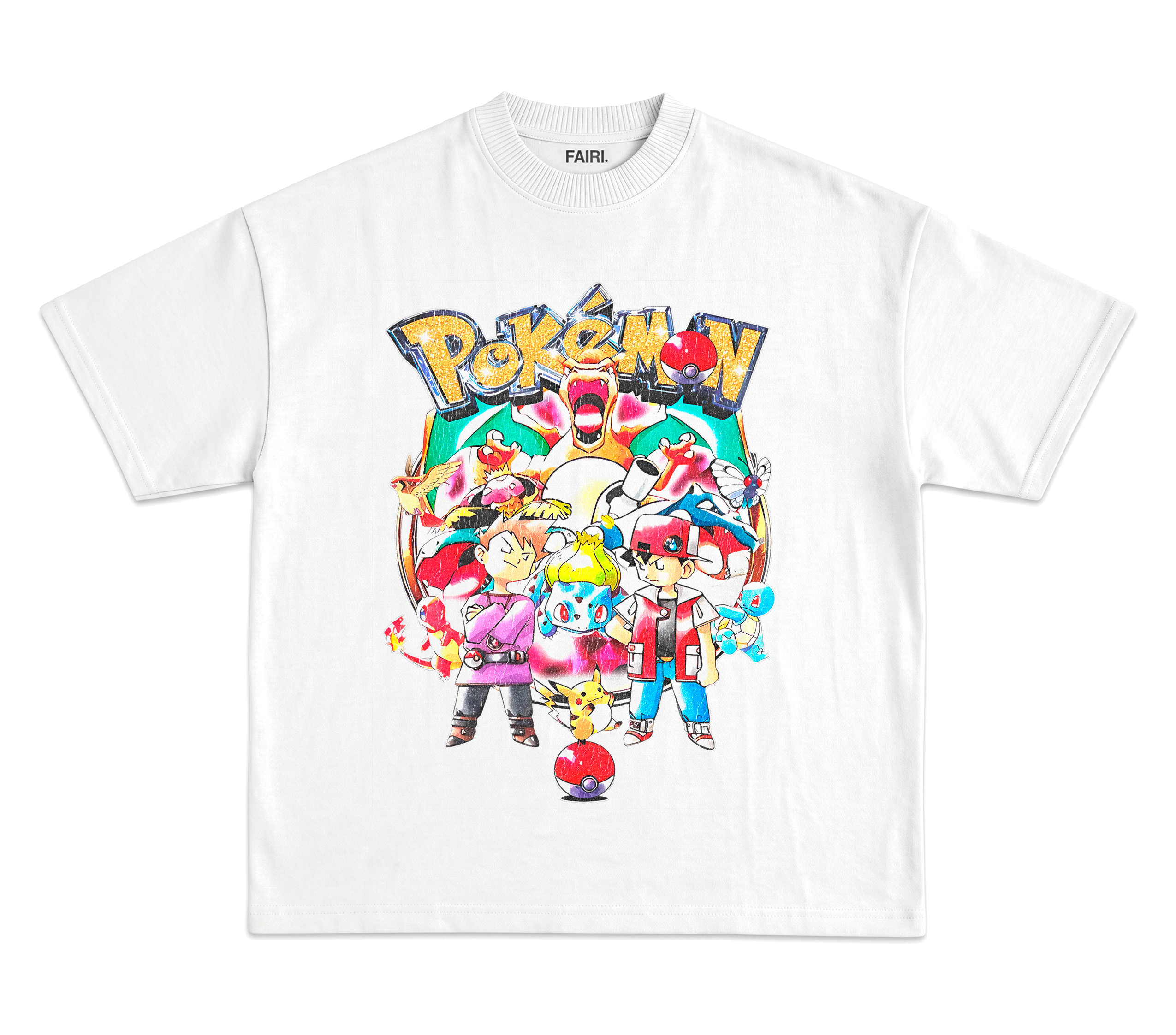 Camiseta Oversized Pokémon Classic