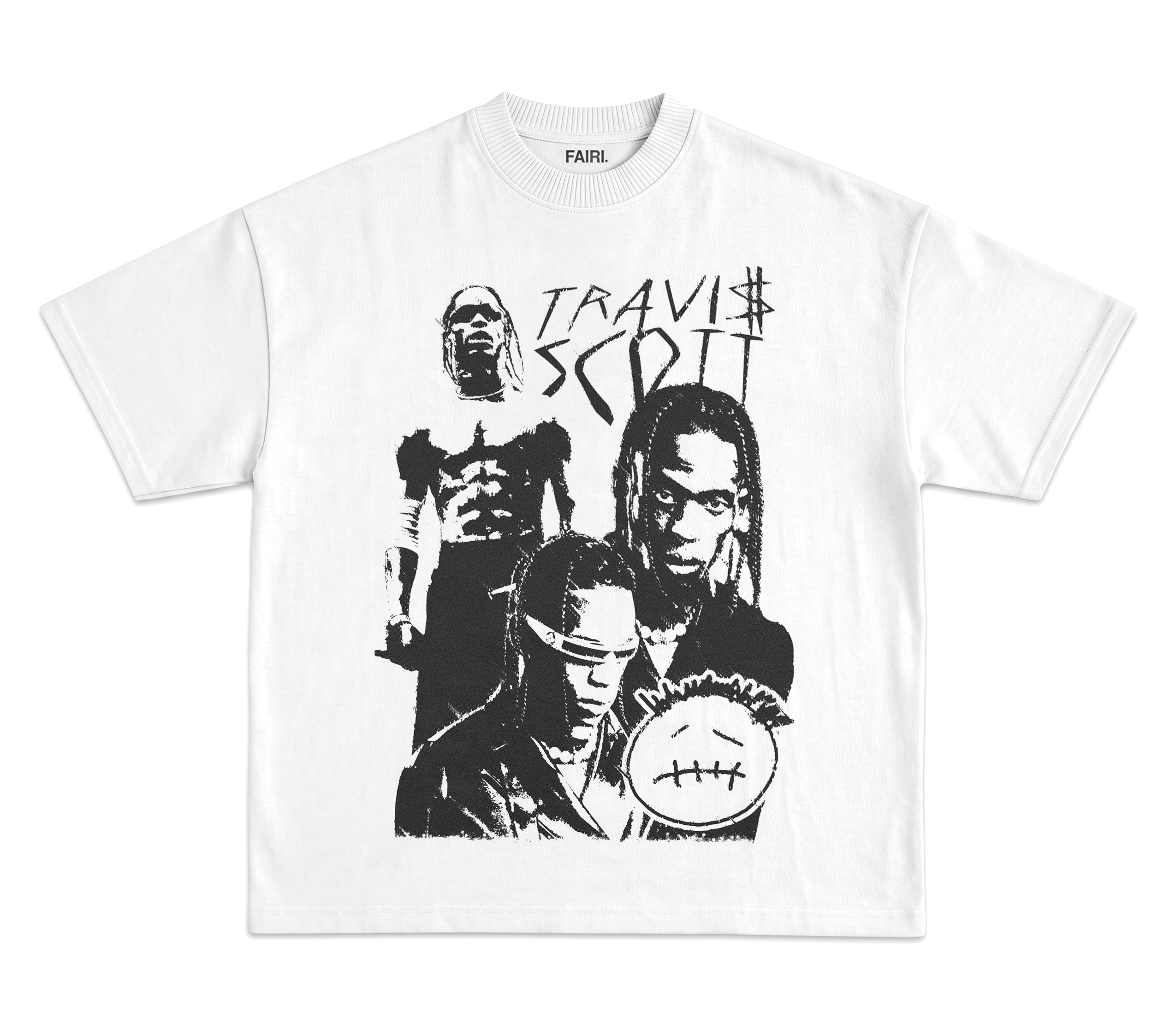 Camiseta Oversized Travis Scott
